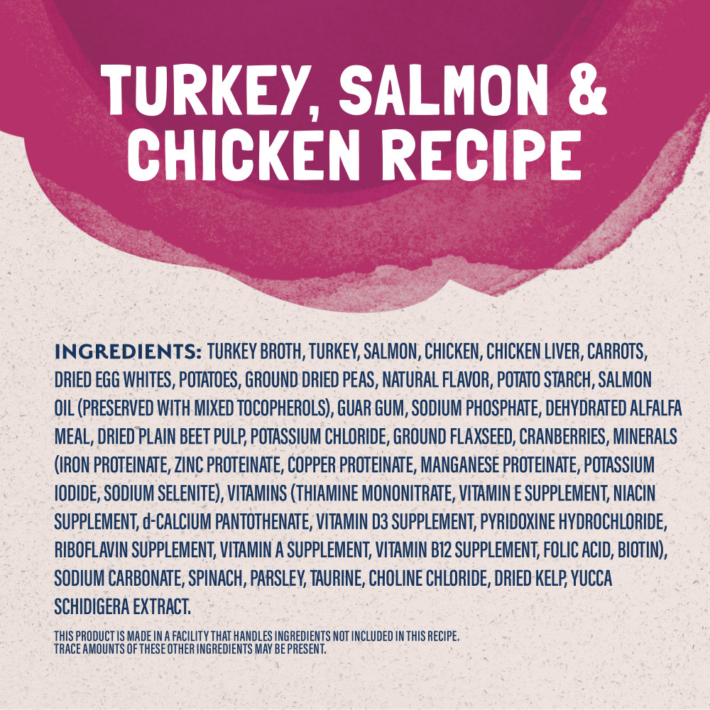 Natural Balance Original Ultra Platefulls Wet Cat Food, Turkey, Salmon & Chicken Morsels in Gravy Recipe