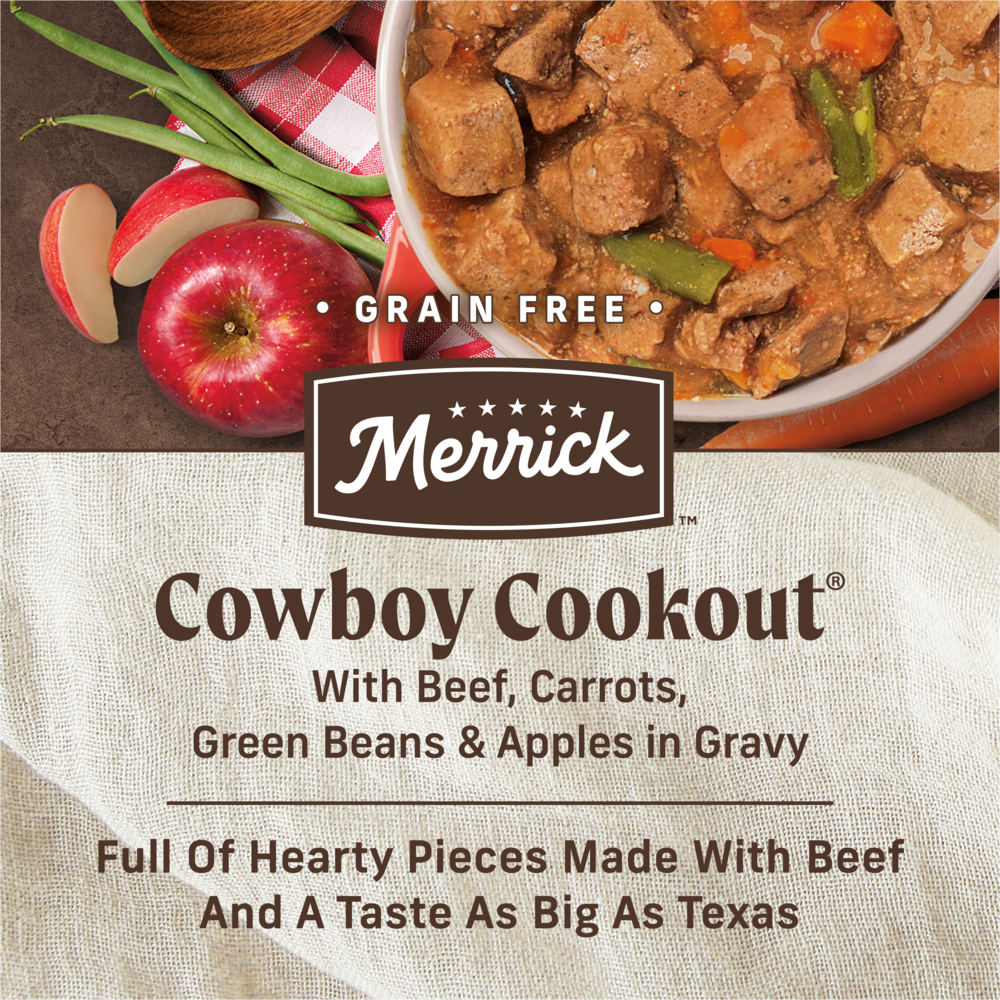Merrick Grain Free Cowboy Cookout Adult Wet Dog Food