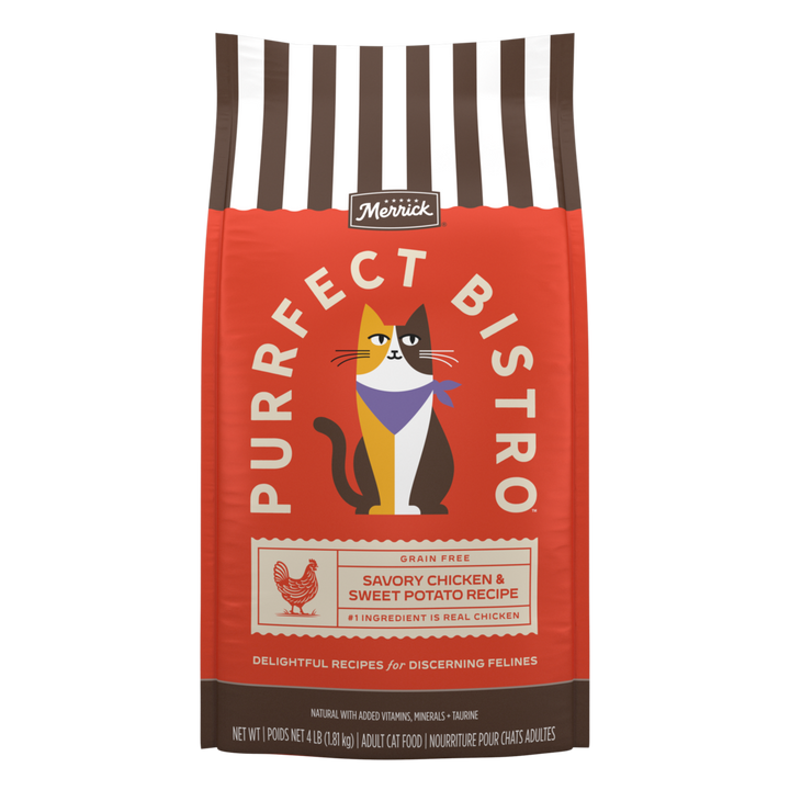 Merrick Purrfect Bistro Grain Free Real Chicken & Sweet Potato Recipe Dry Cat Food