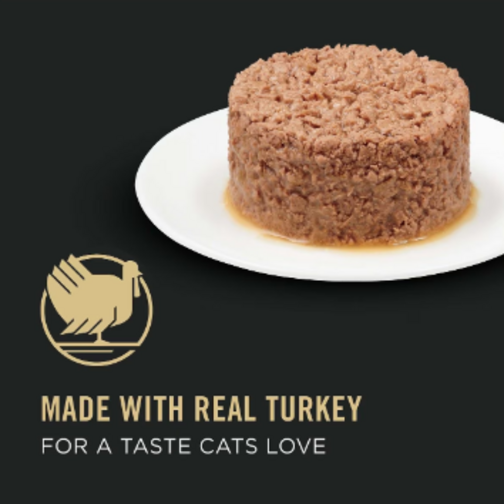 Purina Pro Plan Adult Weight Management Turkey & Rice Entree Ground Canned Cat Food