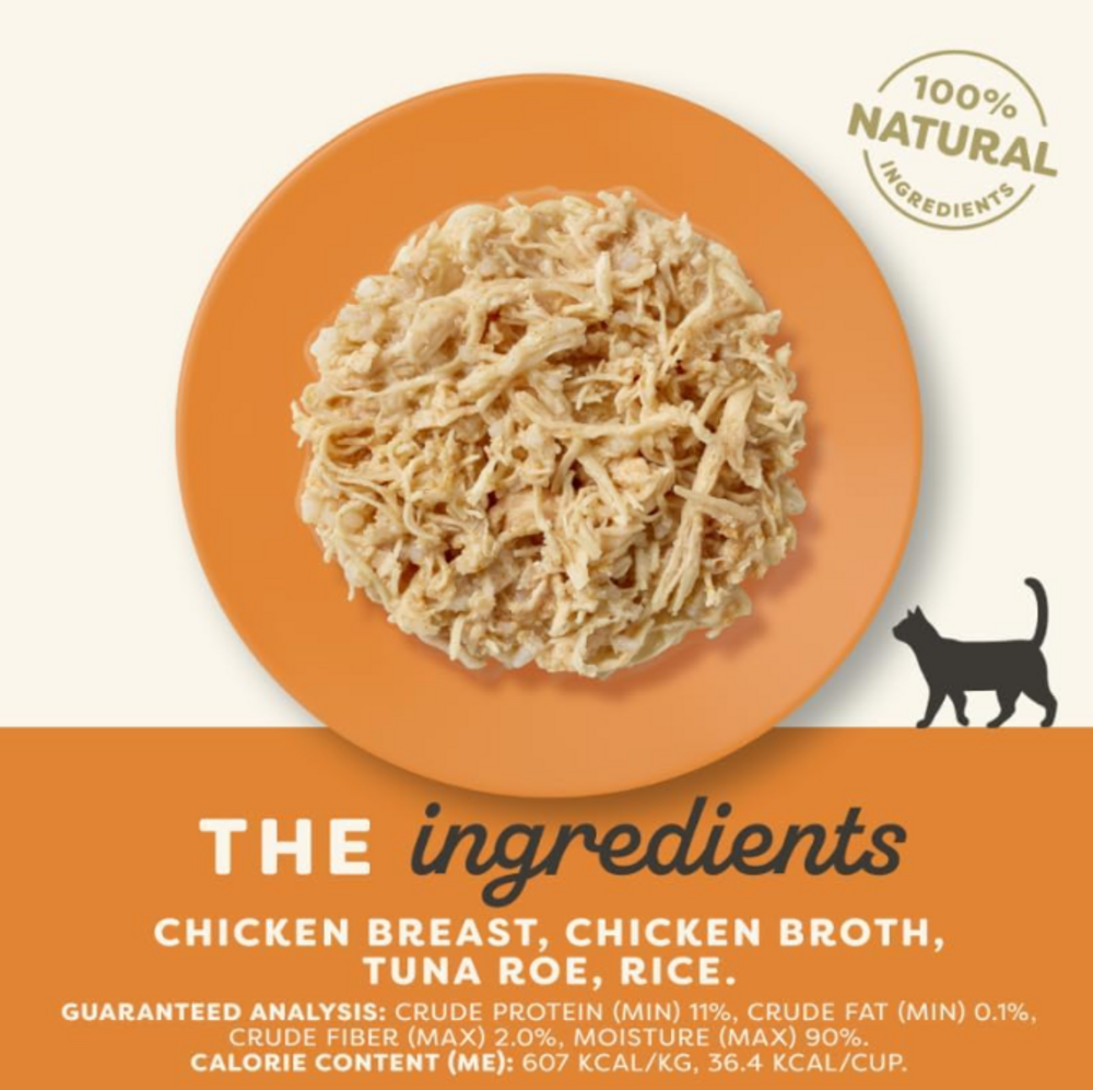 Applaws Natural Chicken Breast with Tuna Roe in Broth Can Cat Food