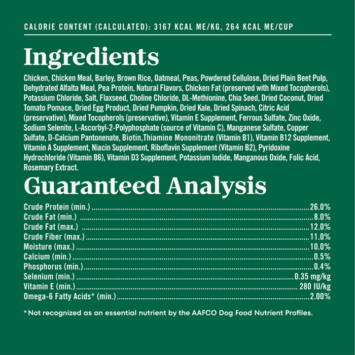Nutro Wholesome Essentials Healthy Weight Adult Farm-Raised Chicken, Lentils & Sweet Potato Dry Dog Food