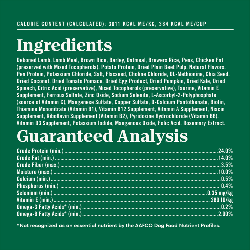 Nutro Wholesome Essentials Small Bites Adult Pasture-Fed Lamb & Rice Dry Dog Food