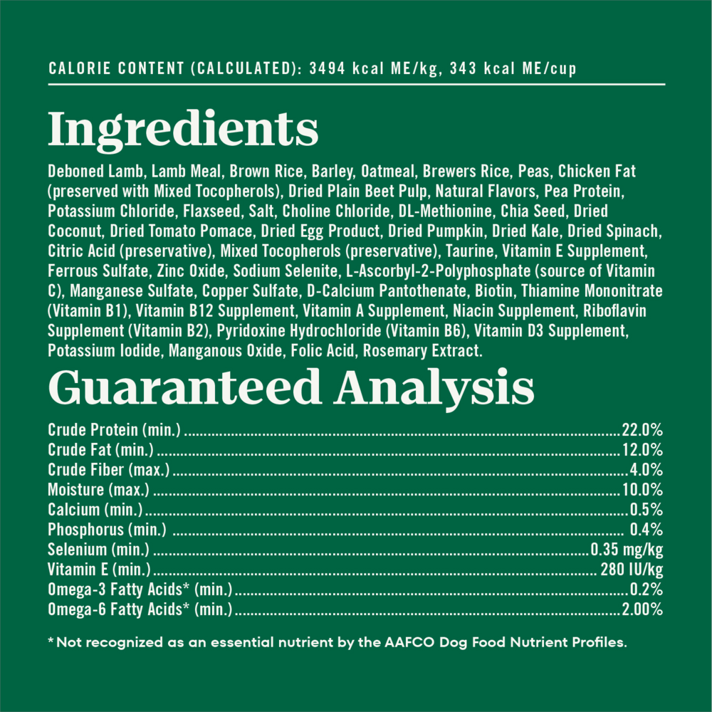 Nutro Natural Choice Lamb and Brown Rice Large Breed Adult Dog Food