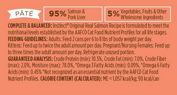 Instinct Grain Free Salmon Wet Cat Food