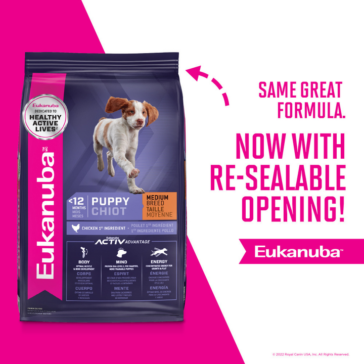 Eukanuba Medium Breed Dry Puppy Food