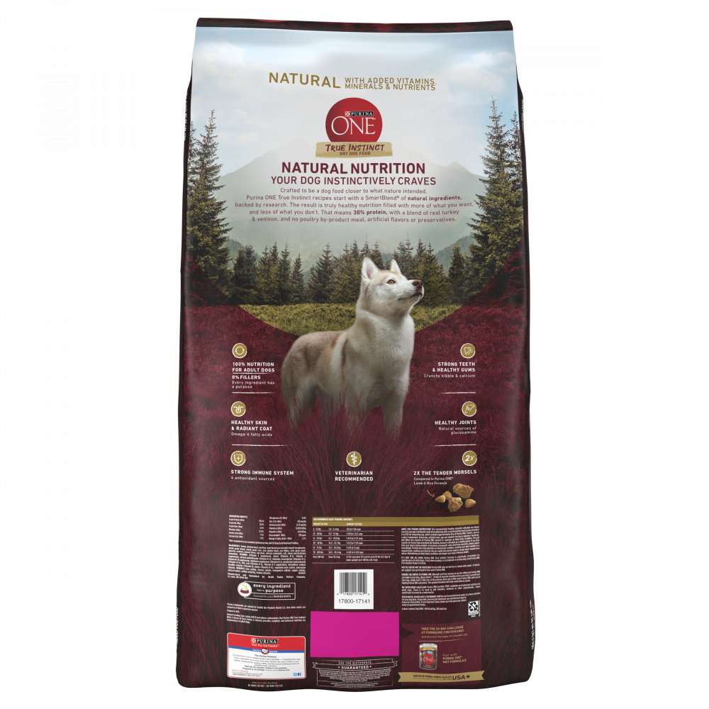 One True Instinct Turkey and Venison Dry Dog Food