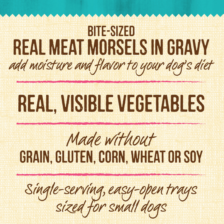 Merrick Lil' Plates Grain Free Dainty Duck Medley Small Breed Adult Wet Dog Food