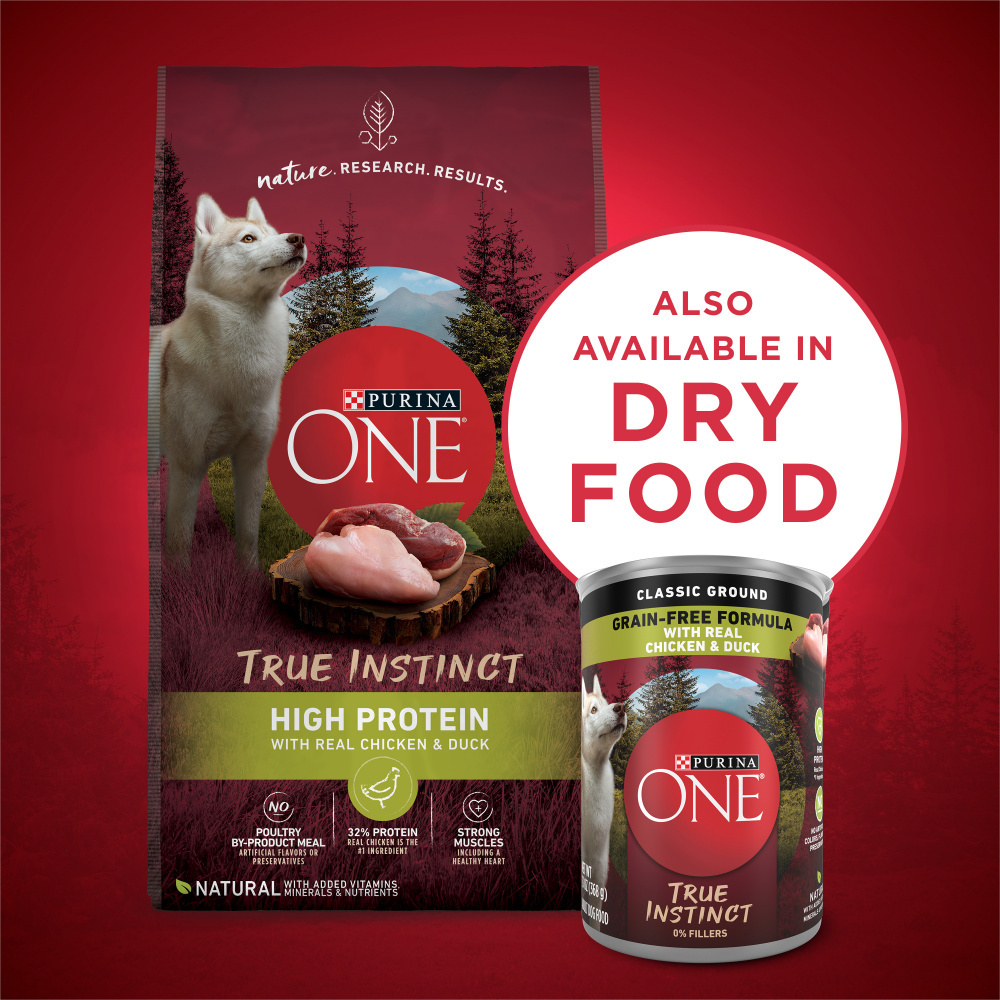 One True Instinct Grain Free Chicken and Duck Wet Dog Food