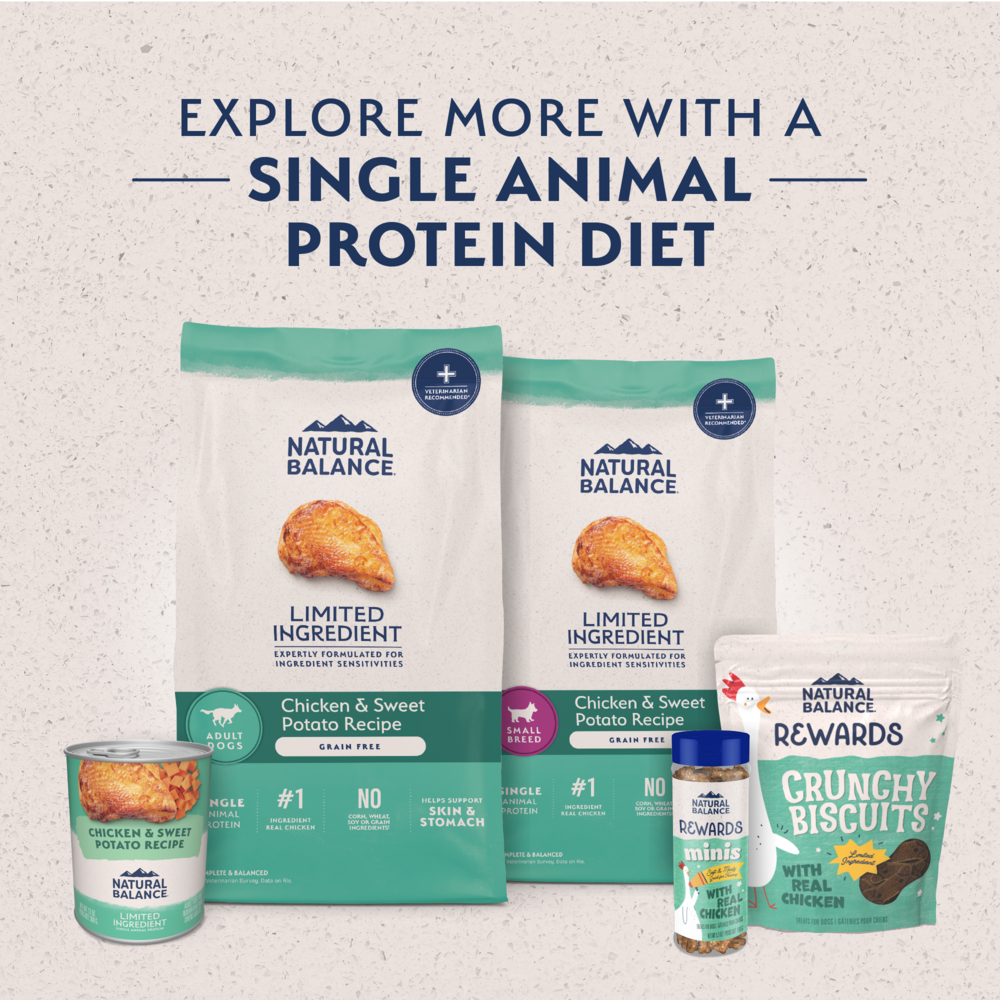 Natural Balance Limited Ingredient Grain Free Dry Dog Food, Chicken & Sweet Potato Recipe
