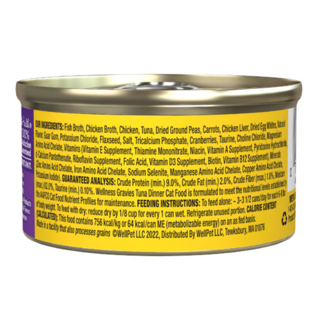 Wellness Complete Health Gravies Tuna Dinner Wet Cat Food