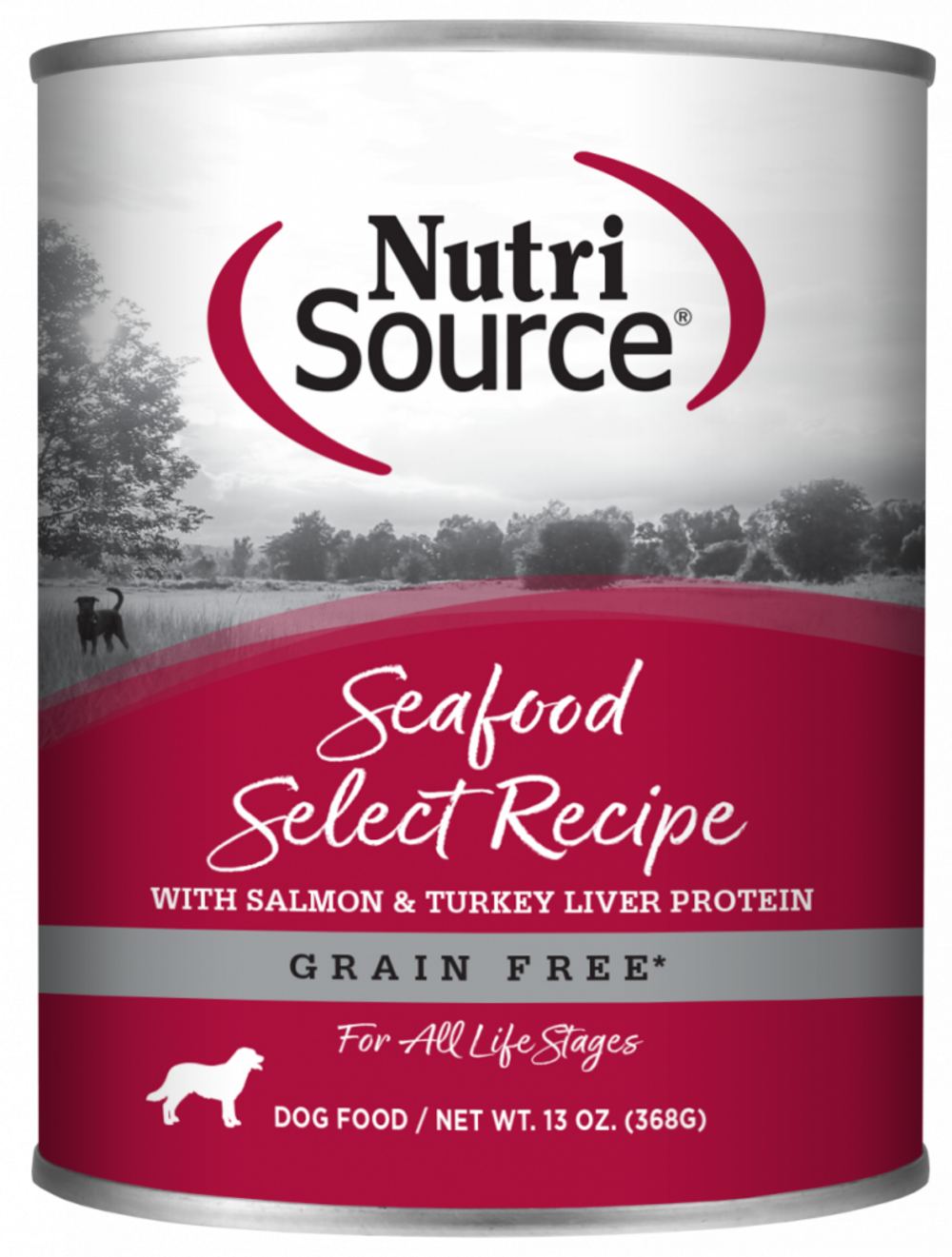 NutriSource Grain Free Seafood Select Formula Canned Dog Food