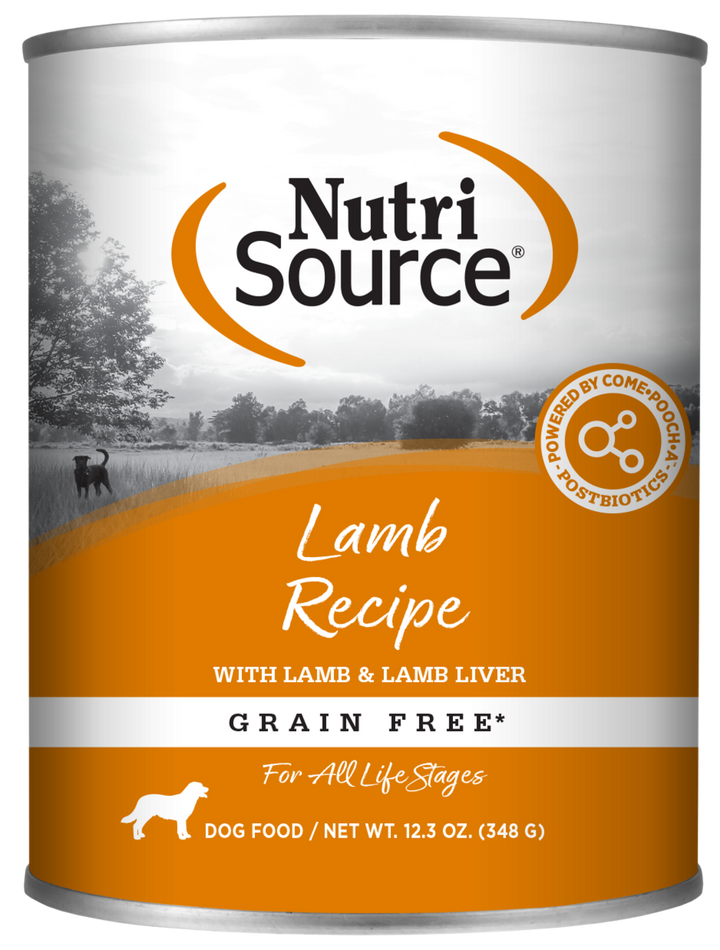 NutriSource Grain Free Lamb Formula Canned Dog Food