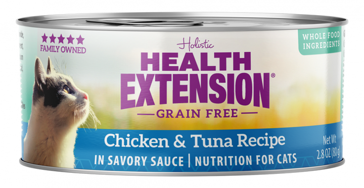 Health Extension Grain Free Chicken and Tuna Wet Cat Food