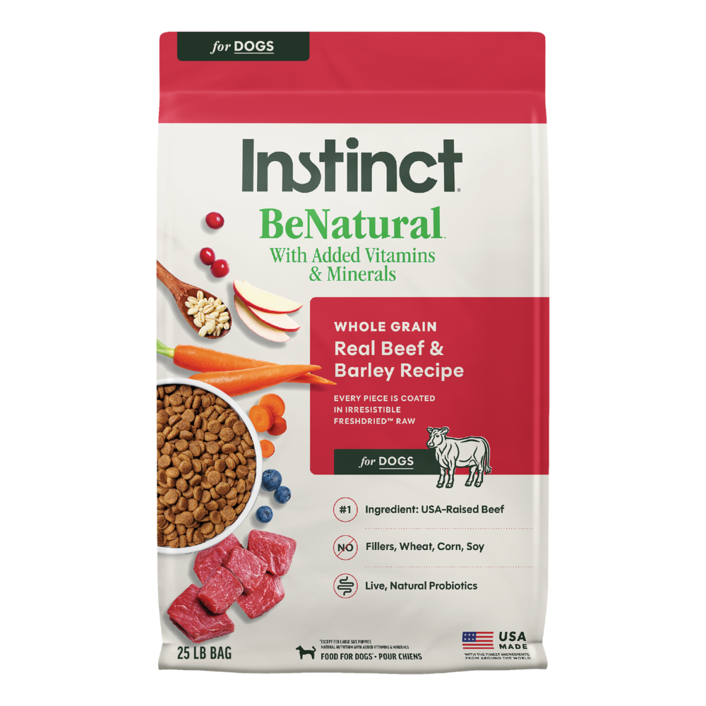 Instinct Be Natural Real Beef & Barley Dry Dog Food