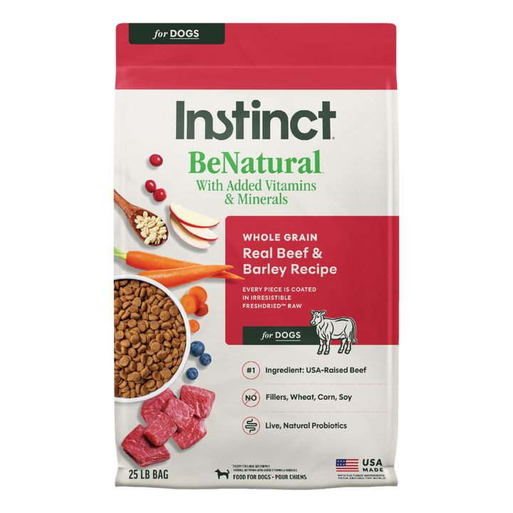 Instinct Be Natural Beef and Barley Dry Dog Food