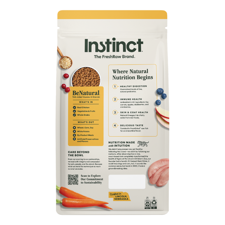 Instinct Be Natural Real Chicken & Brown Rice Dry Dog Food
