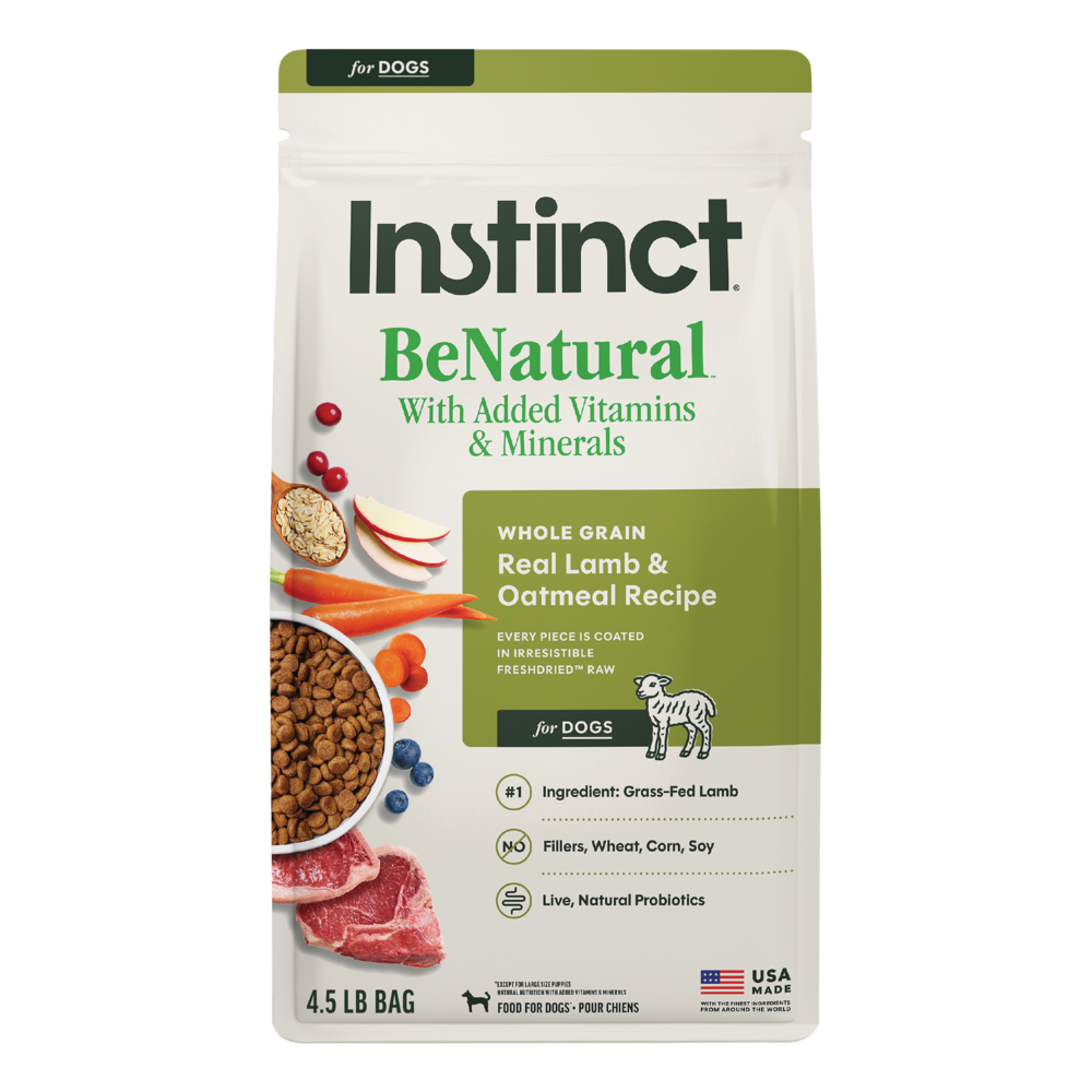 Instinct Be Natural Real Lamb & Oatmeal Dry Dog Food