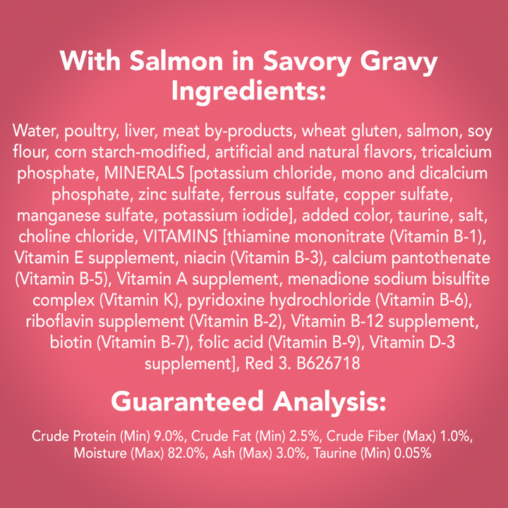 Friskies Extra Gravy Chunky Salmon Wet Cat Food