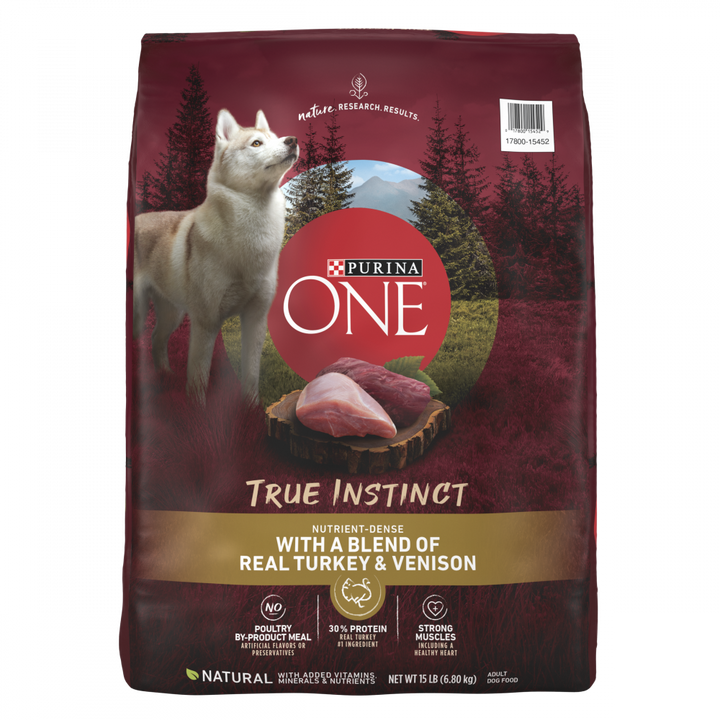 One SmartBlend True Instinct Turkey and Venison Dry Dog Food