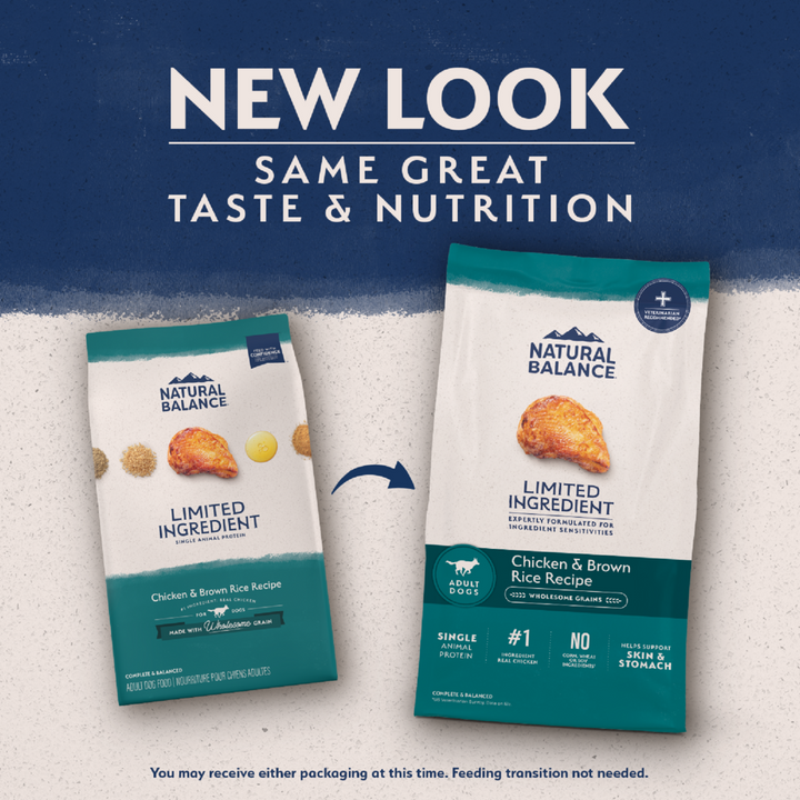 Natural Balance Limited Ingredient Dry Dog Food, Chicken & Brown Rice Recipe