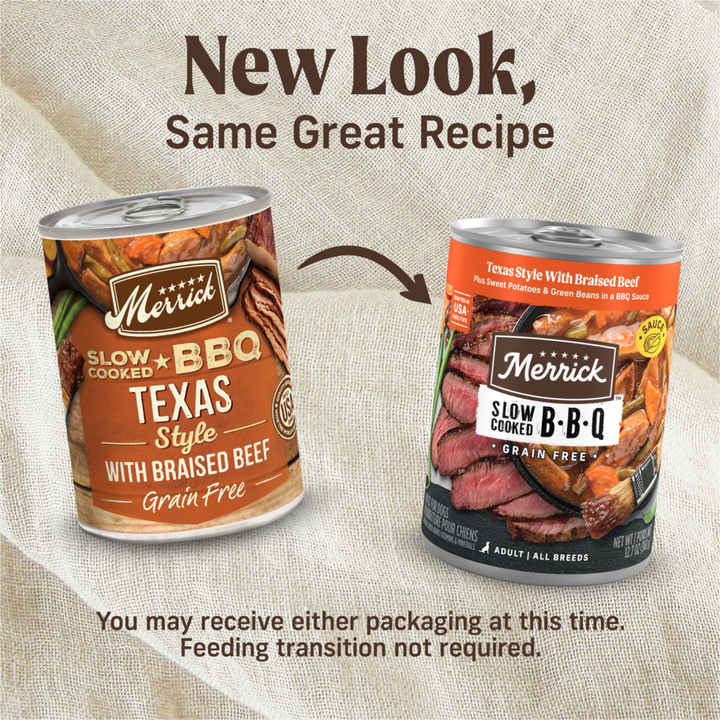 Merrick Grain Free Texas BBQ Beef Adult Wet Dog Food