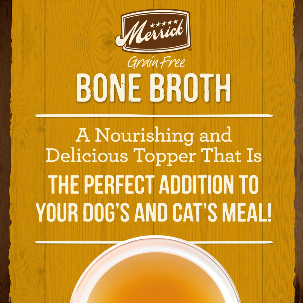 Merrick Chicken Bone Broth Wet Dog Food Topper