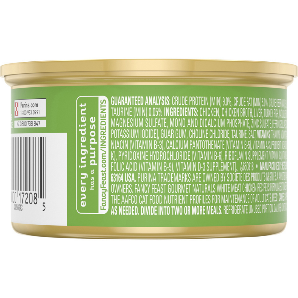 Fancy Feast Gourmet Naturals White Meat Chicken Wet Cat Food