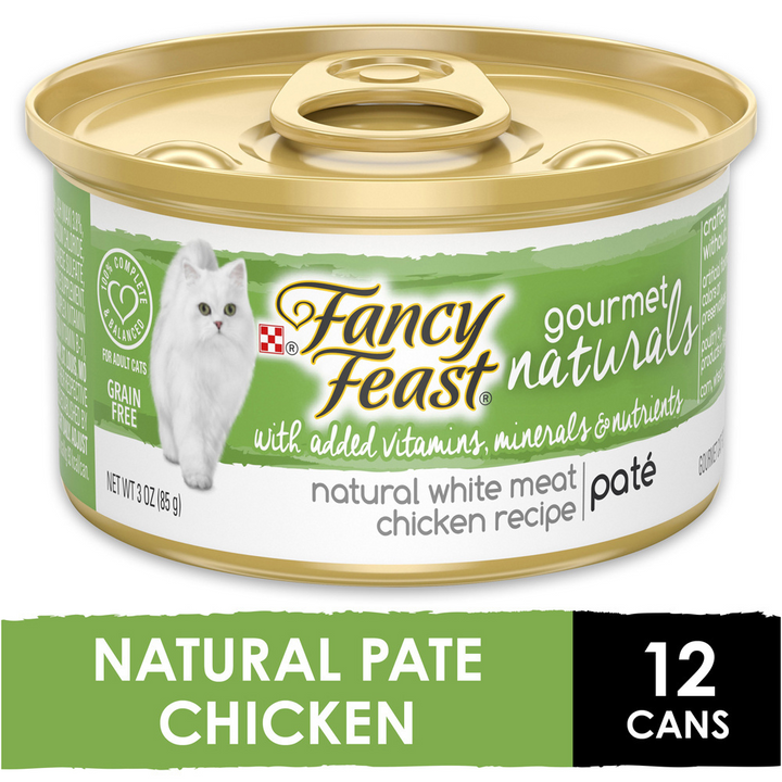 Fancy Feast Gourmet Naturals White Meat Chicken Wet Cat Food