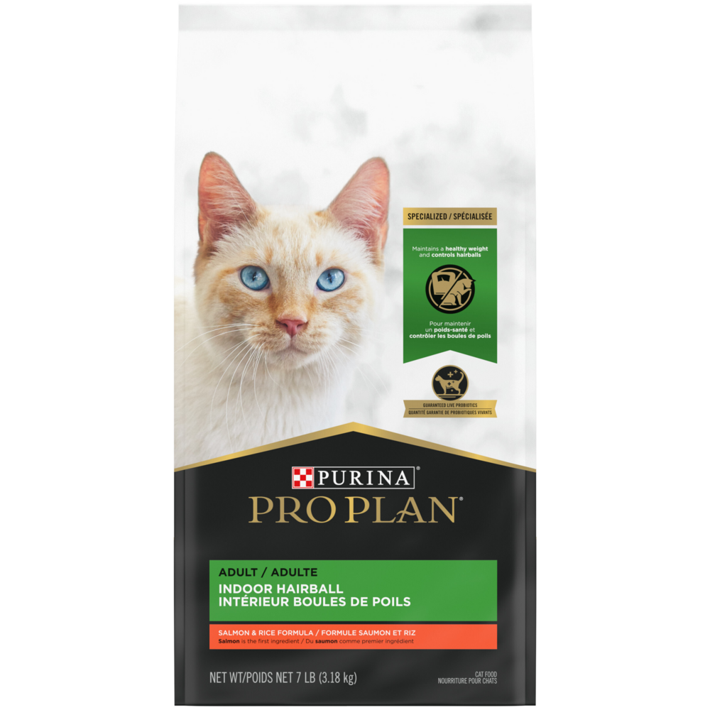 Pro Plan Hairball Management Indoor Salmon and Rice Cat Food