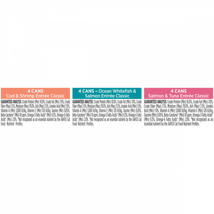 ProPlan Grain Free Prime + Seafood Favorites Variety Pack Senior 7+ Wet Cat Food