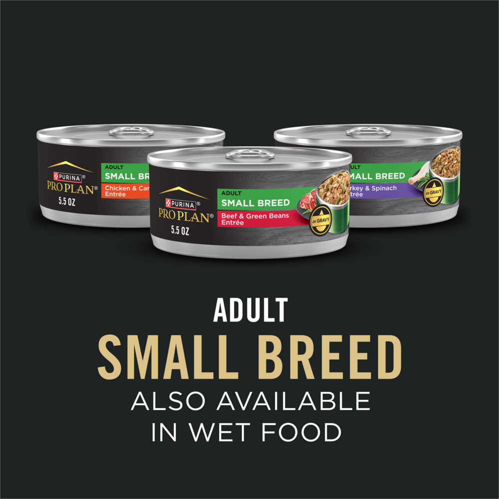 Purina Pro Plan Specialized Shredded Blend Beef & Rice Formula High Protein Small Breed Dry Dog Food