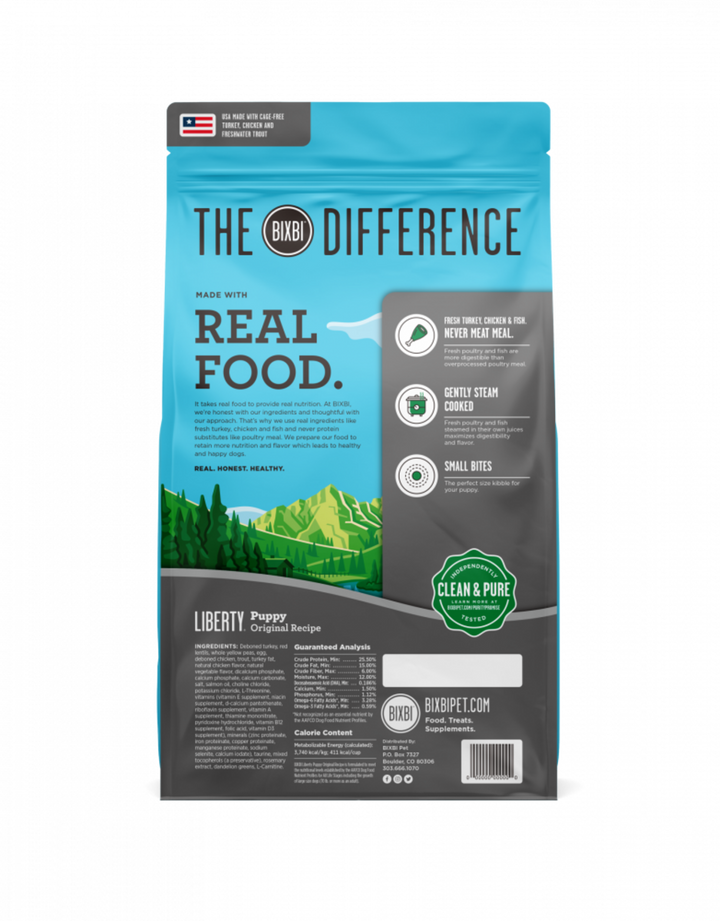Bixbi Liberty Original Recipe Puppy Kibble