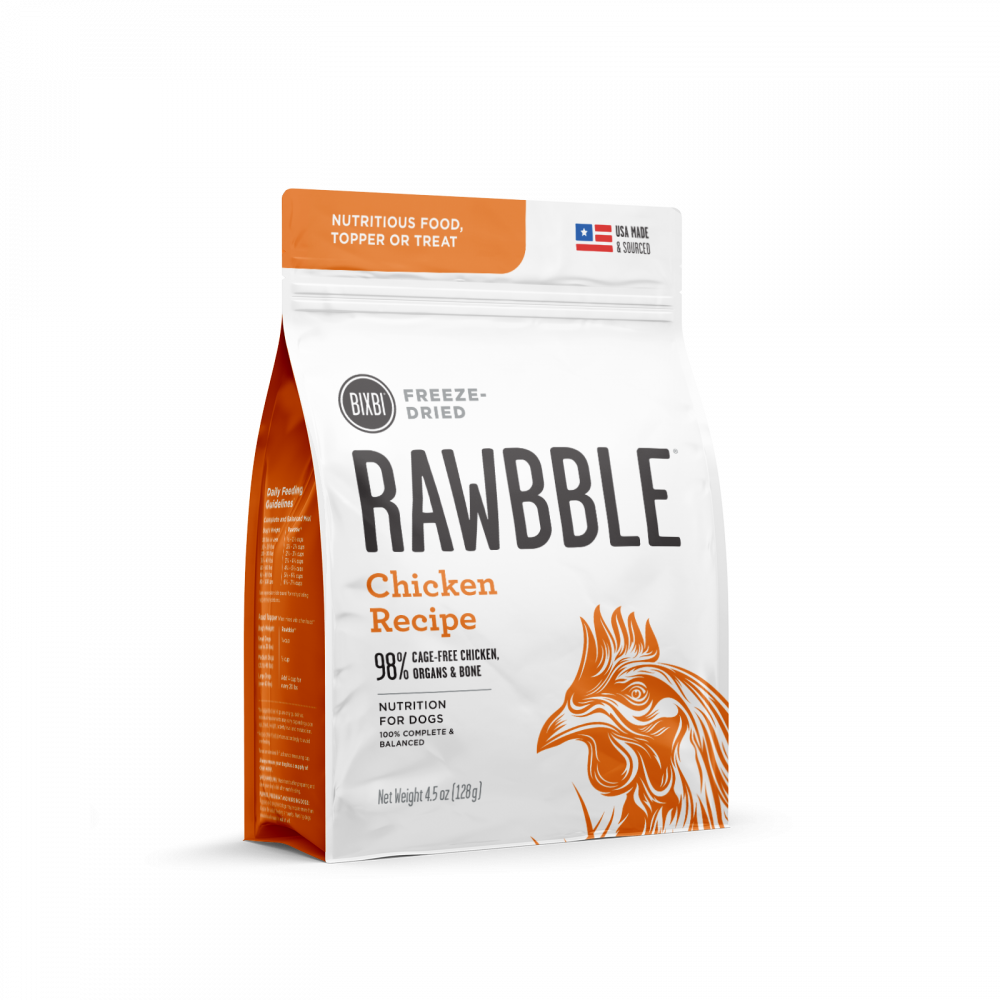 Bixbi Rawbble Freeze Dried Chicken Dog Food