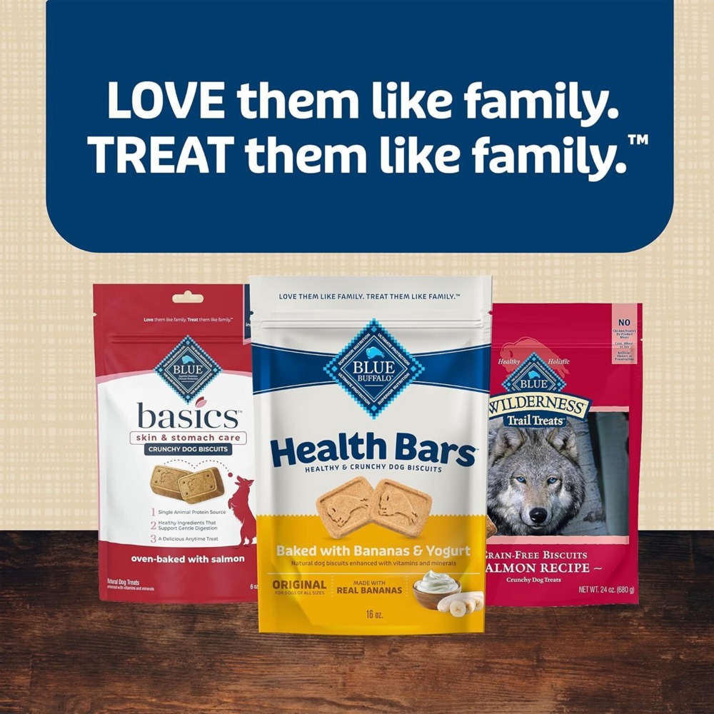 Blue Health Bars Baked With Banana & Yogurt Dog Treats