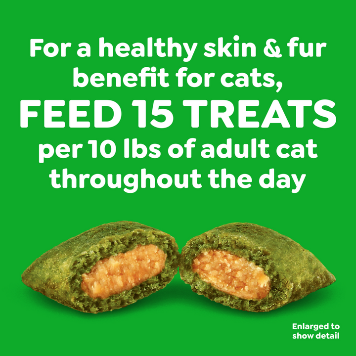 Greenies Feline SmartBites Healthy Indoor Natural Chicken Flavor Soft & Crunchy Adult Cat Treats