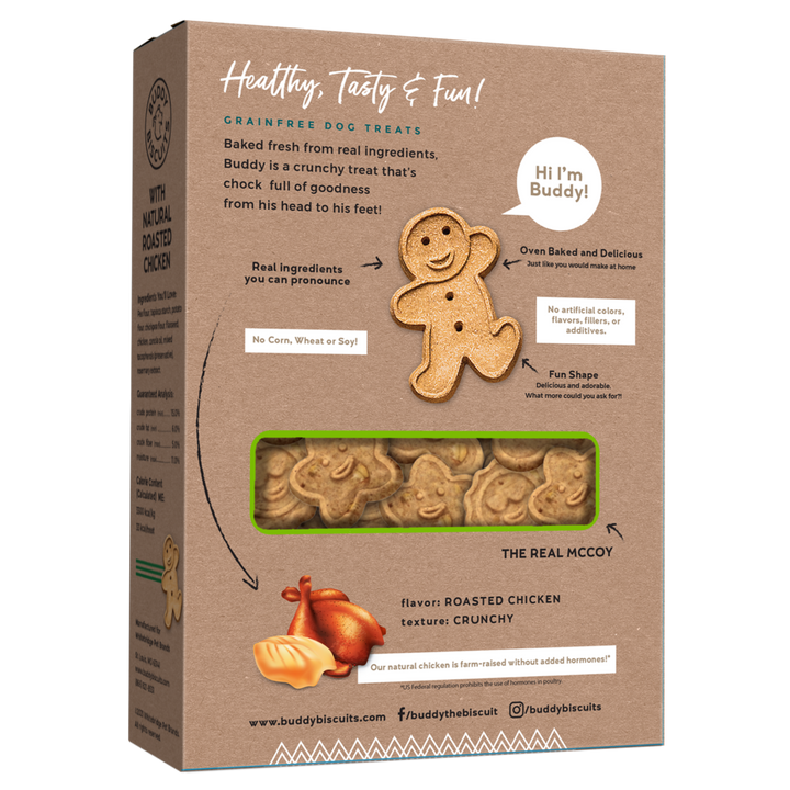 Buddy Biscuits Crunchy Grain Free Chicken Dog Treats