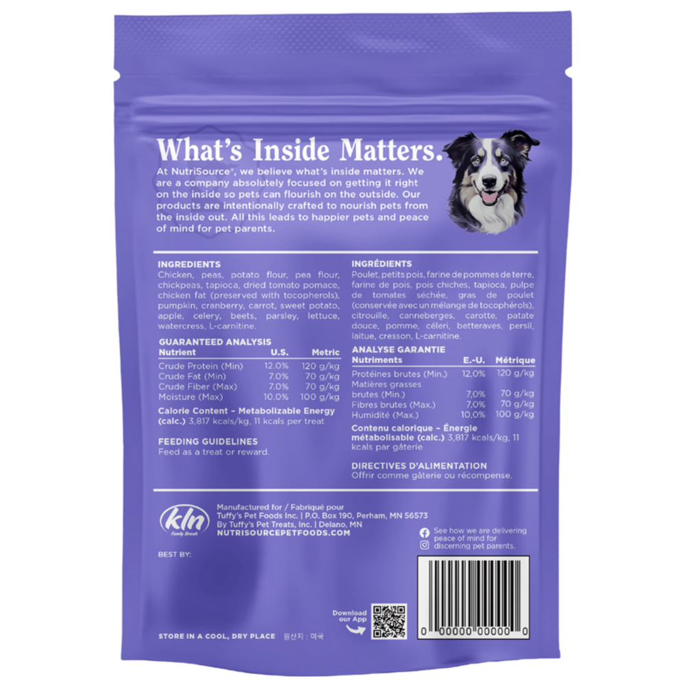 NutriSource Grain Free Chicken Biscuits Dog Treats
