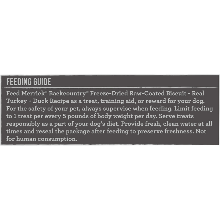Merrick Backcountry Raw Coated Turkey and Duck Freeze Dried Dog Treats