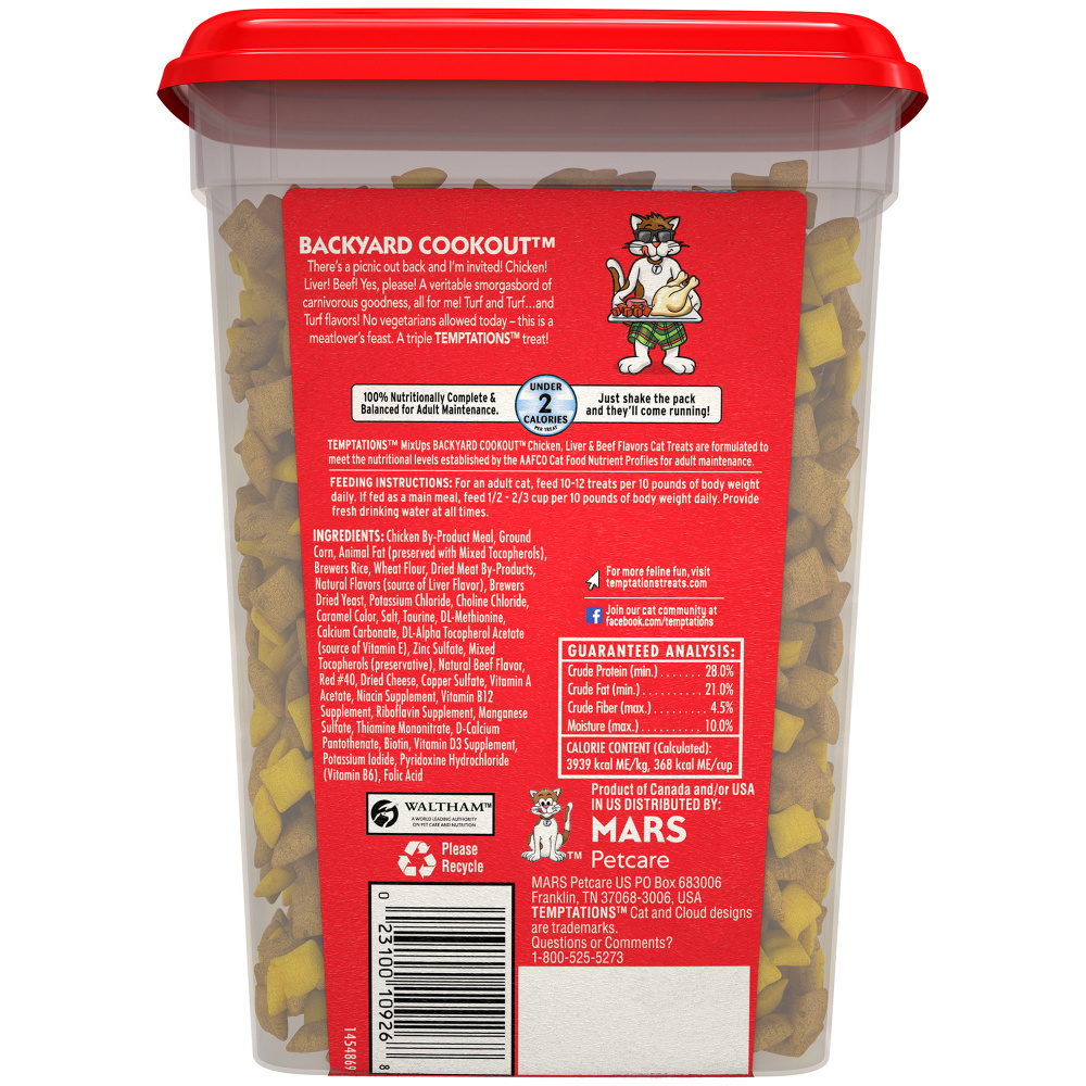 Temptations Backyard Cookout Mixups Cat Treats