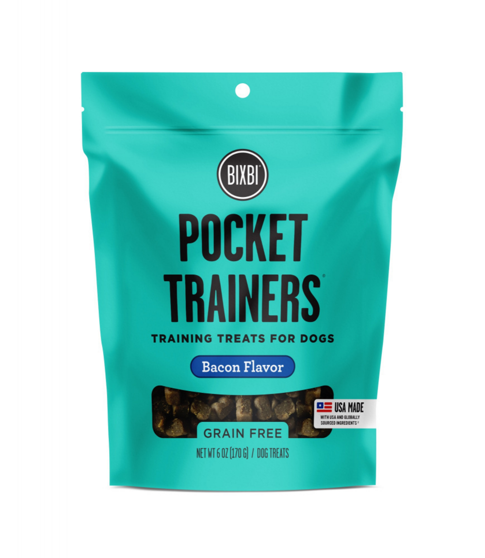 Bixbi Pocket Trainers Bacon Dog Treats