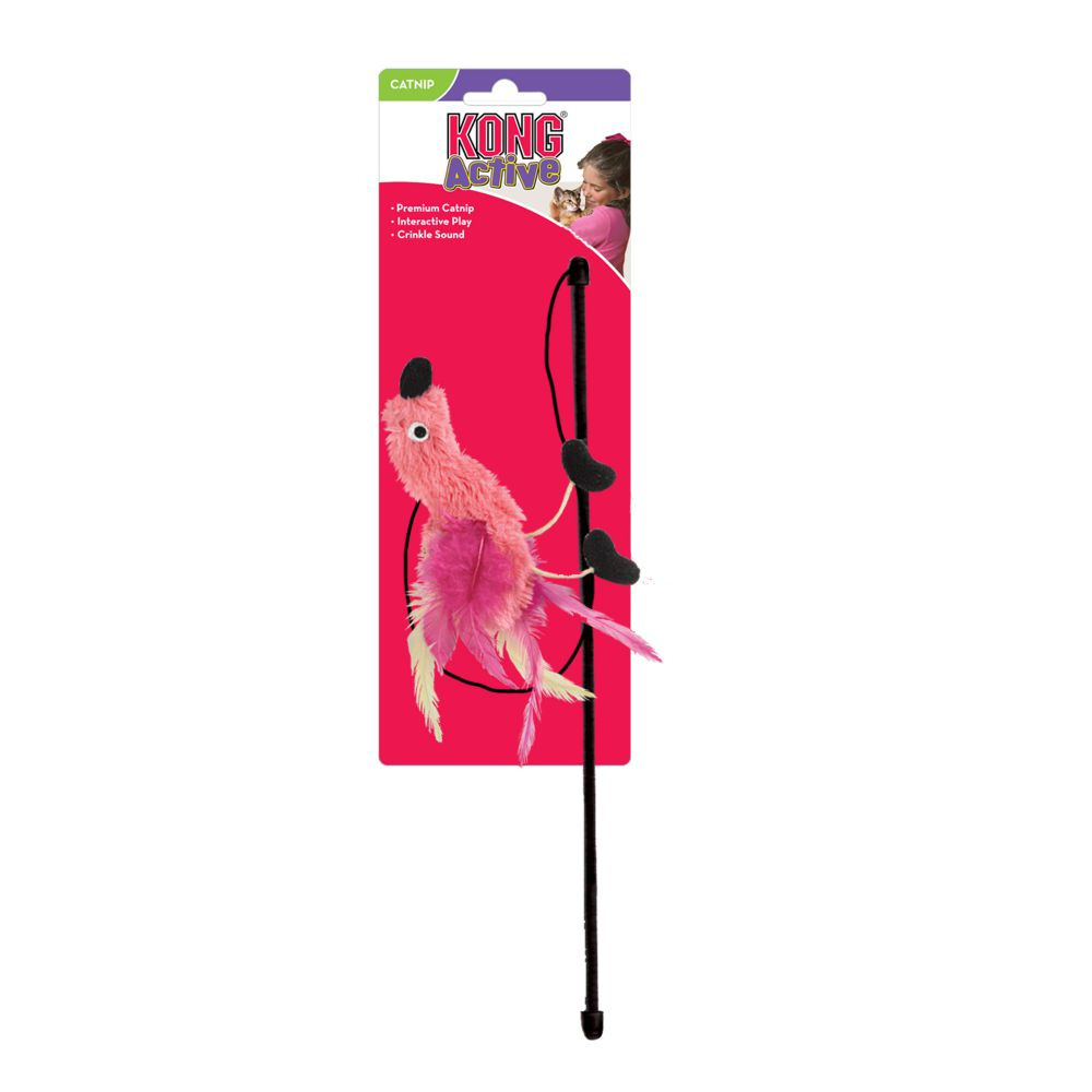 Kong Active Feather Teaser Cat Toy