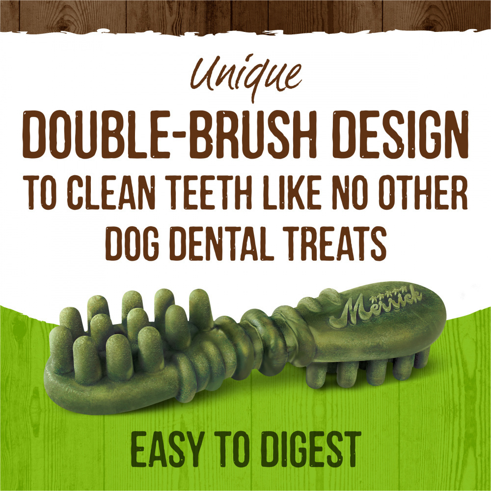 Merrick Fresh Kisses Coconut Oil and Botanics Dental Dog Chews Medium