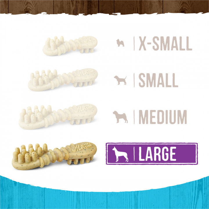 Merrick Fresh Kisses Mint Dental Dog Chews Large