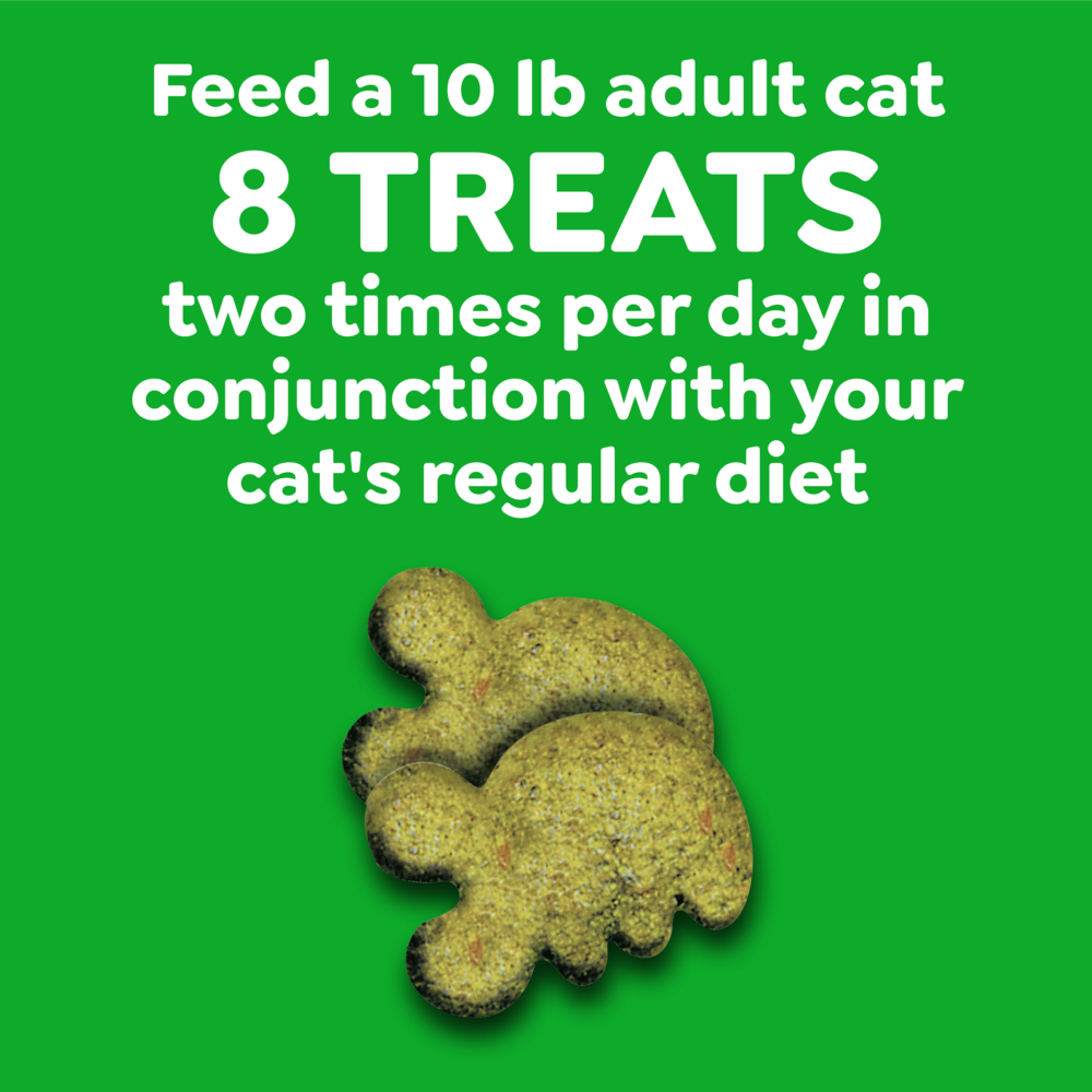 Feline Greenies Adult Natural Dental Care Savory Salmon Flavor Cat Treats