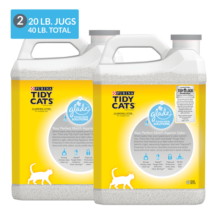Tidy Cats Clumping Multi Cat Litter, Glade Clear Springs