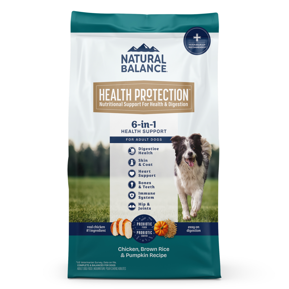 Natural Balance Health Protection Dry Dog Food, Chicken, Brown Rice & Pumpkin Recipe