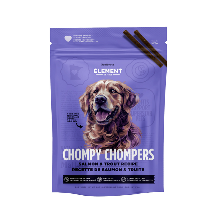 NutriSource Element Series Salmon & Trout Chompy Chompers