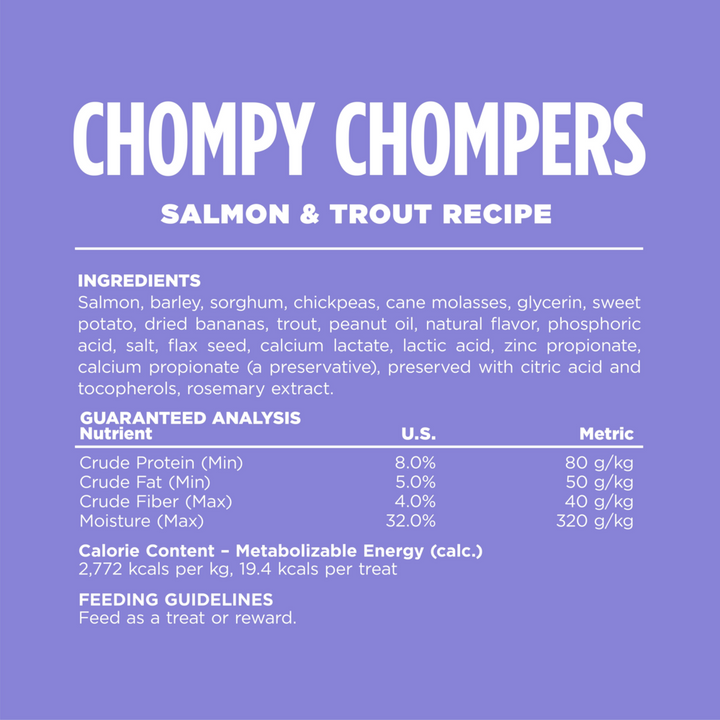 NutriSource Element Series Salmon & Trout Chompy Chompers
