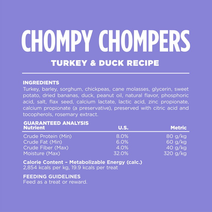 NutriSource Element Series Turkey & Duck Chompy Chompers